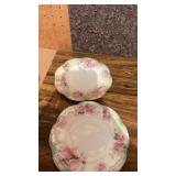 2 R.S. Germany porcelain small China plates
