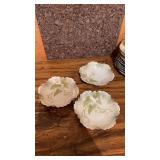 3 R.S. Germany porcelain China bowls