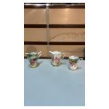 3 R.S. Prussia porcelain China tea cup and 2