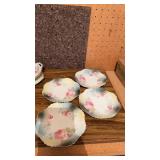 4 R.S. Germany porcelain China plates