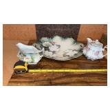 RS Prussia Serving Plate , NZ Austria Sugar Bowl