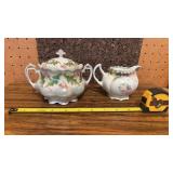 RS Prussia Creamer & M & Z Austria Covered Sugar