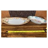 RS Silesia Porcelain Celery Tray & 1 other Tray