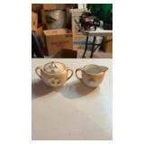 R.S. Millowitz creamer and sugar cup