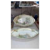 Royal Rudolstadt  prussia oval porcelain floral