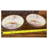 2 Prussia Royal Rudolstadt Porcelain Plates