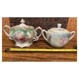 RS Prussia & RS German Porcelain Covered Sugar