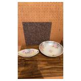 Bavaria relish dish and unmarked large bowl