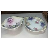 German porcelain  floral small bowl and trinket