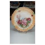 Floral porcelain platter made in Germany  11.5ï¿½