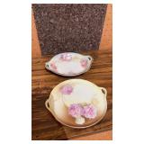 2 porcelain China dishes one R.S. Germany small