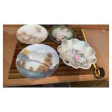 3?Porcelain China Decorative Plates & 1Silesia