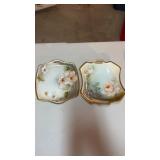 2 R.S. Germany porcelain dishes