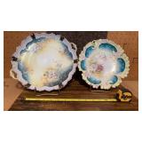2 RS Prussia Porcelain China Plates