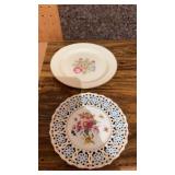2 small plates one Nautilus  Heirloom China one