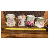 4 Porcelain Toothpick Holders, 1 is RS Germany