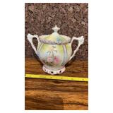 RS Prussia Covered Sugar Bowl Porcelain China