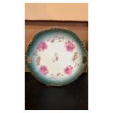 Porcelain serving decorative floral plate  10.25ï¿½