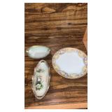 R.S Germany Hand-Painted Porcelain Tray, R.S