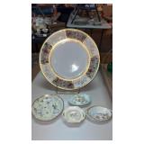 Decorative plate  and trinket dishes