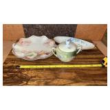 RS Prussia Plate, RS Germany Sugar Bowl & Bavaria