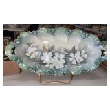 RS Germany oblong decorative porcelain dish with