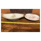 Royal Rudolstadt Plate & PSAG Relish Bowl