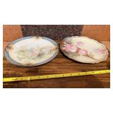 RS Germany Floral Porcelain Plates