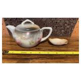 RS Germany Porcelain Sugar Bowl w/Lid & Trinket