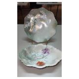 R S Prussia decorative floral porcelain plate 7