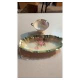 R.S. Prussia celery dish and tea cup
