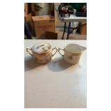 R.S. Germany creamer and sugar porcelain China