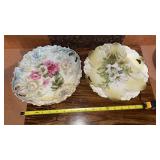 2 Scalloped Edge Serving Plates , 1 is IPF