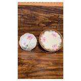 RS Germany Flower Designed Porcelain Plate with