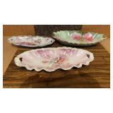 3 Celery Trays. RS PrussIa Germany & 1 other