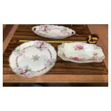 2 Pieces DM Bavaria Porcelain China Serving Bowl