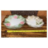 RS Prussia & Germany Floral Porcelain Plates