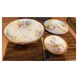 3 Royal Rudolstadt Porcelain Plates