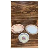 R.S Germany Porcelain Plate, Unmarked Floral