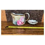 RS Germany Gold Trimmed Creamer & Prussia Royal