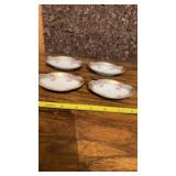 4 RS Germany Mini Handled Serving Dishes Pink