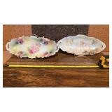 2 rs Prussia & Germany Celery  or Pickle Trays