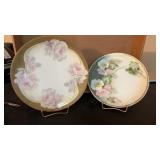 R S Germany decorative floral plates