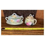 2 RS Germany Porcelain China Mini Sugar Bowls