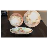 R S Germany hand painted  small 6.5ï¿½  and large