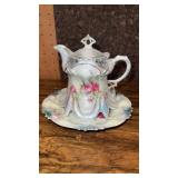Austrian Victoria Porcelain China Tea Pot &