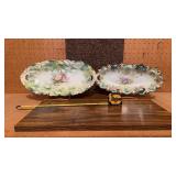 2 rs Prussia Celery or Relish Trays