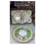 Royal Vienna Germany rectangle porcelain floral