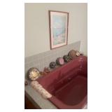 Entire Contents of shelf & Framed Print, by Nora