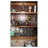 Entire Contents Of 3 Shelves, Fire King Cuos &